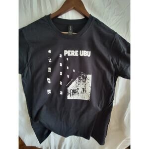 Pere Ubu band t shirt Ladies XL Black